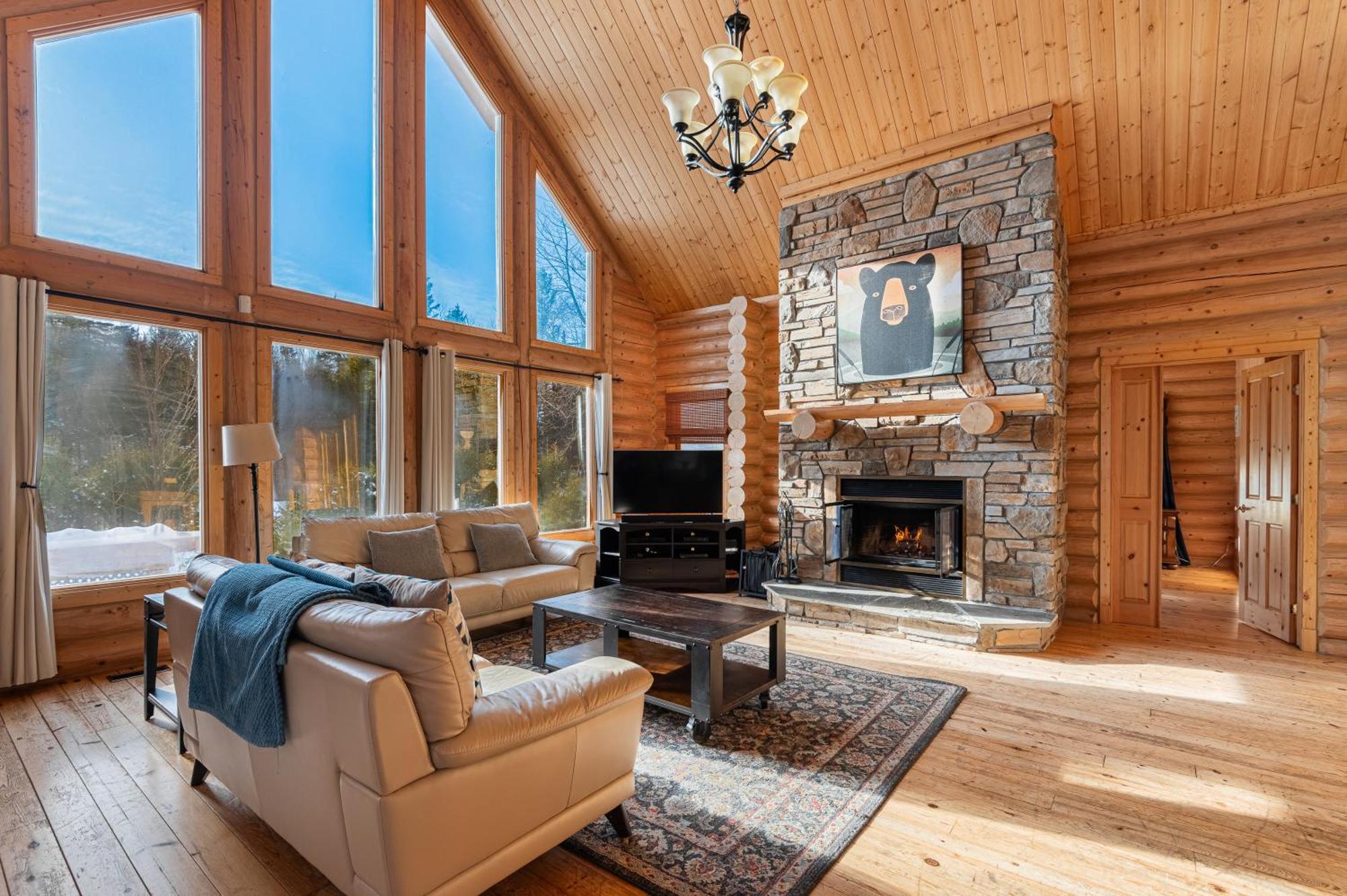 Fiddler Lake Resort Chalet 4 Cerf Mille-Isles エクステリア 写真