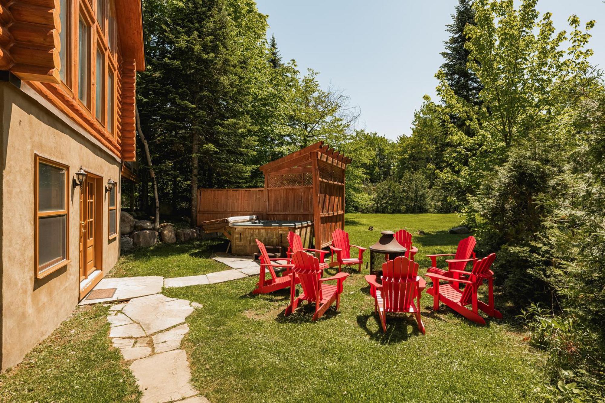 Fiddler Lake Resort Chalet 4 Cerf Mille-Isles エクステリア 写真