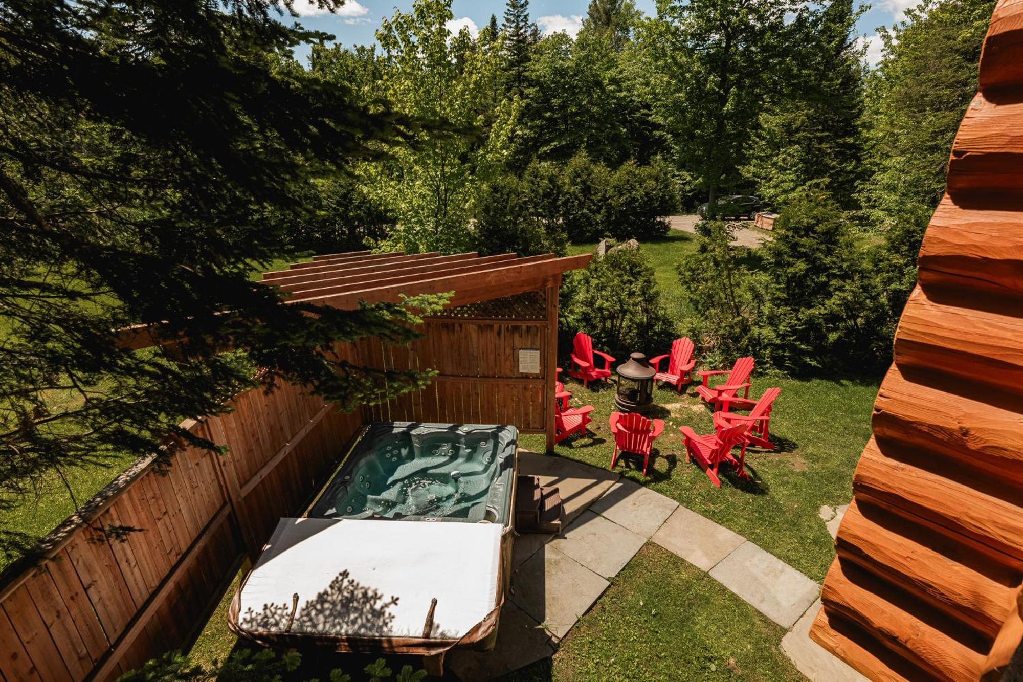 Fiddler Lake Resort Chalet 4 Cerf Mille-Isles エクステリア 写真