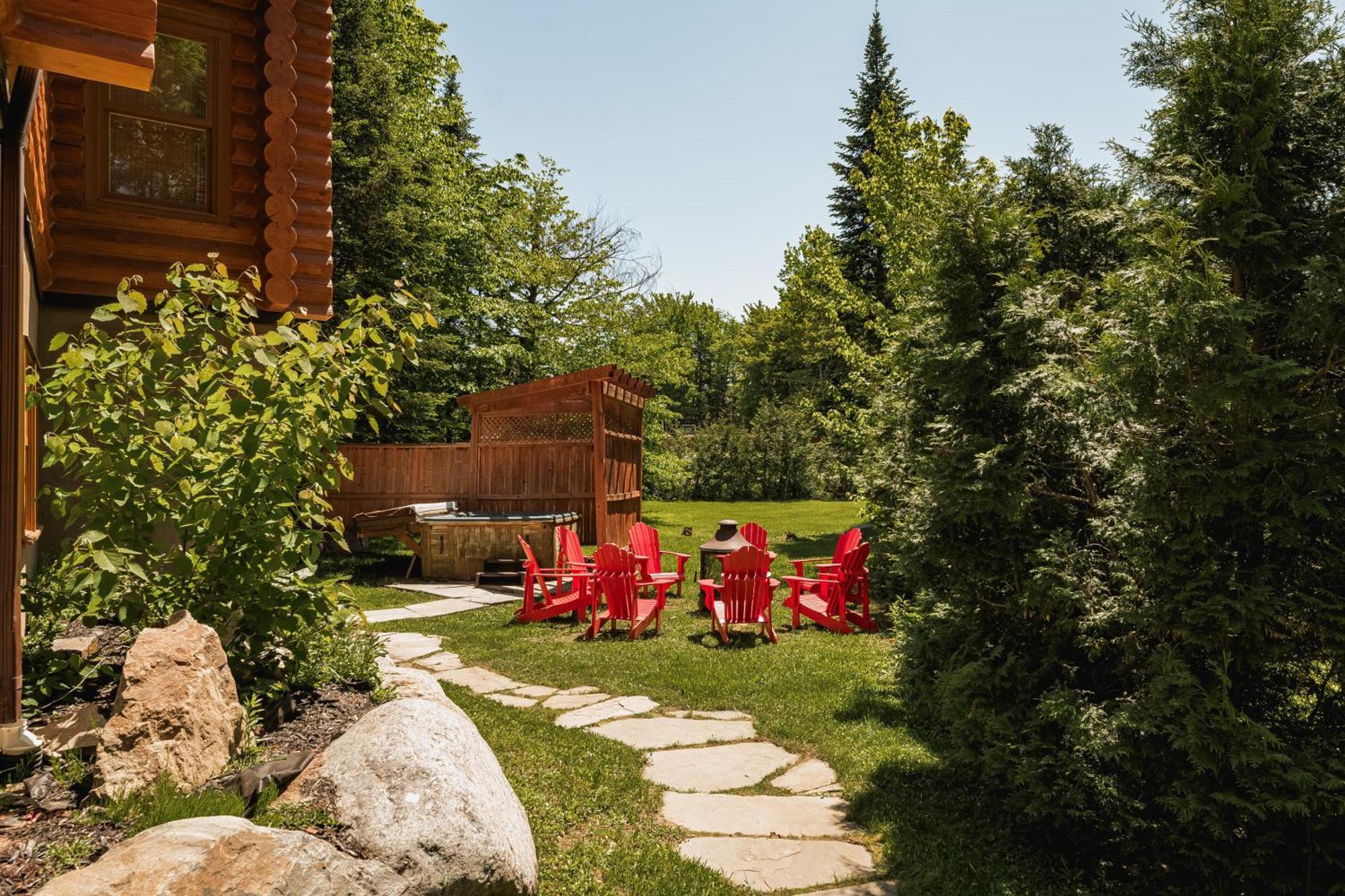 Fiddler Lake Resort Chalet 4 Cerf Mille-Isles エクステリア 写真
