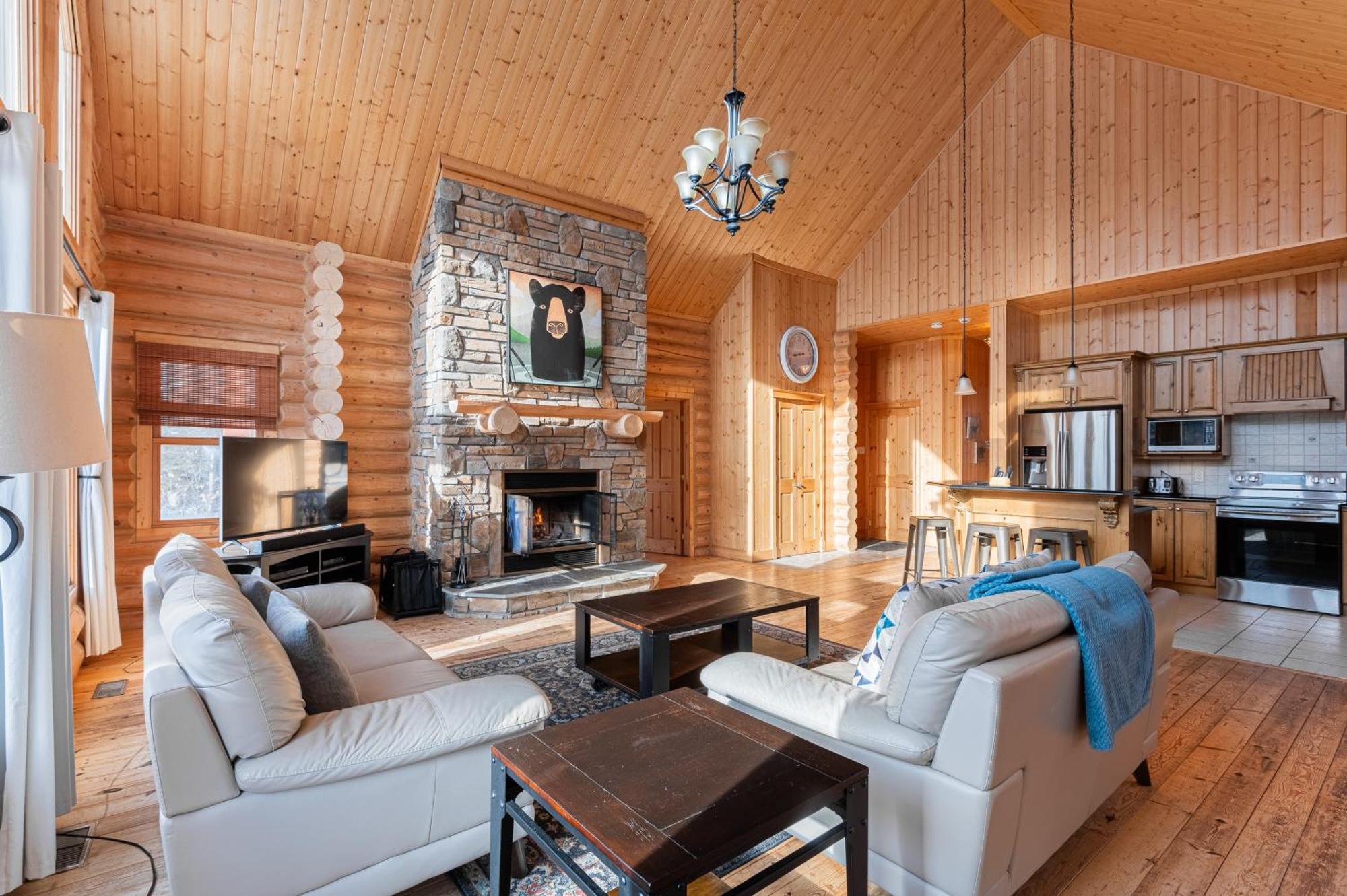 Fiddler Lake Resort Chalet 4 Cerf Mille-Isles エクステリア 写真