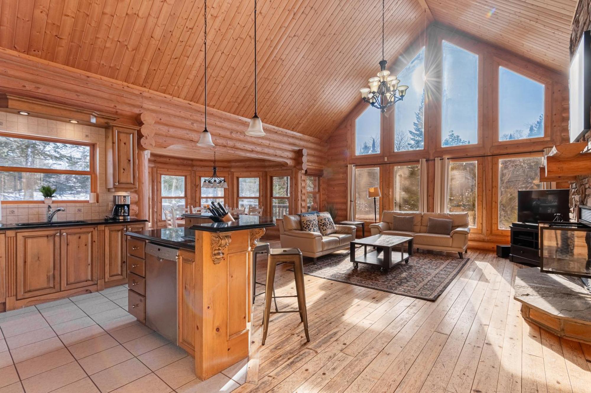Fiddler Lake Resort Chalet 4 Cerf Mille-Isles エクステリア 写真