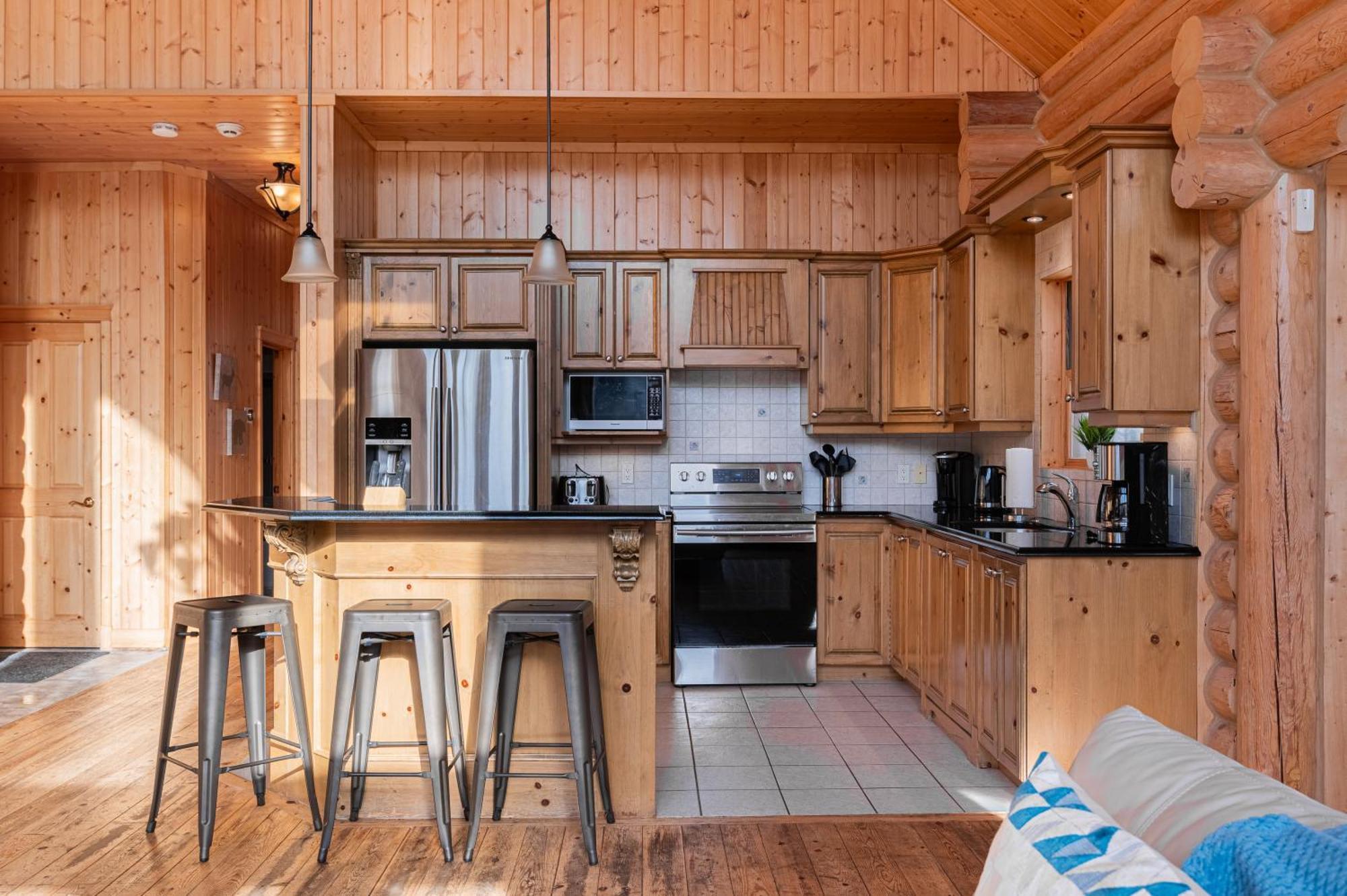 Fiddler Lake Resort Chalet 4 Cerf Mille-Isles エクステリア 写真