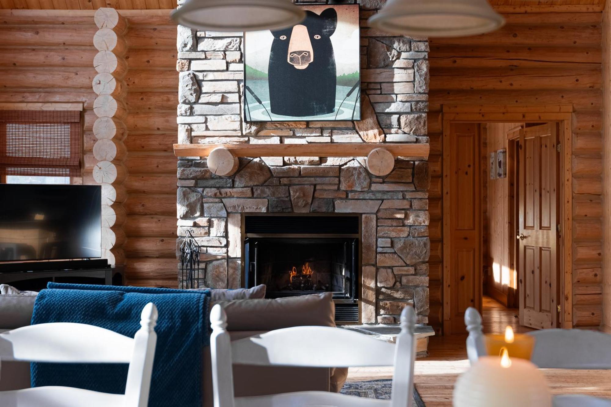 Fiddler Lake Resort Chalet 4 Cerf Mille-Isles エクステリア 写真